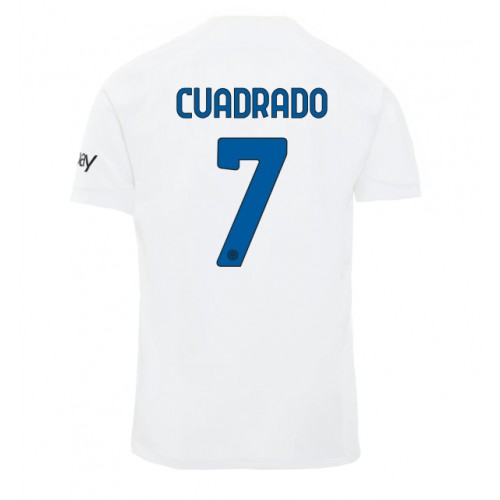 Fotballdrakt Herre Inter Milan Juan Cuadrado #7 Bortedrakt 2023-24 Kortermet